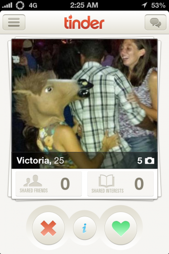 Browsing tinder for potential mates when... - Imgur