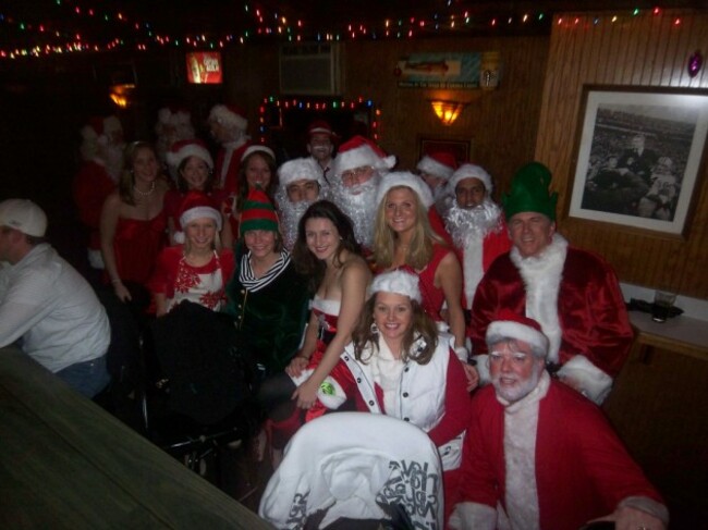 Fellow Santa Pub Crawlers