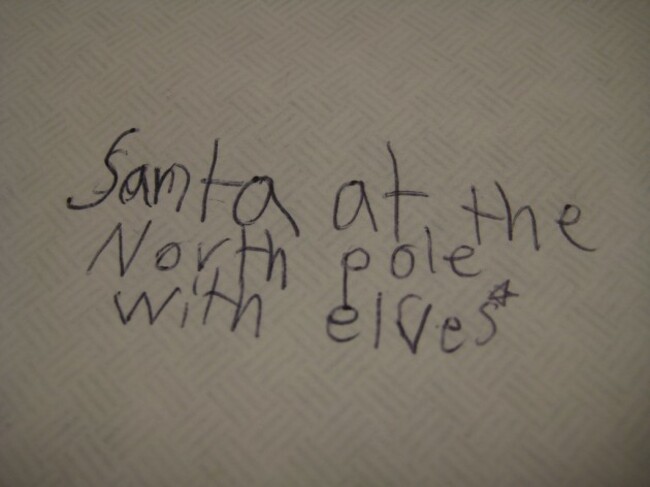 Oddly specific Santa address