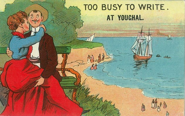 Nostalgic (and saucy) postcards take us back to an Ireland of old