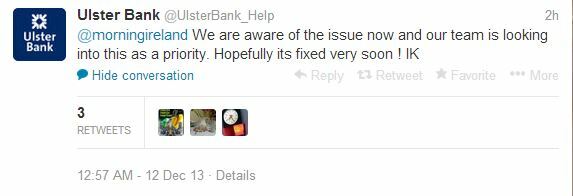 Ulster Bank Hit By Another Technical Problem Thejournal Ie