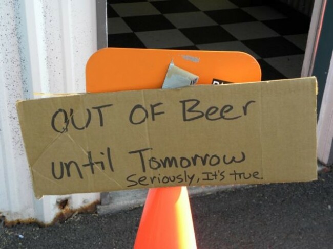 Boneyard-Out-of-Beer-Sign