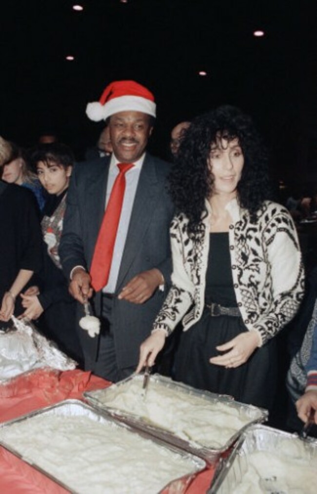 Cher and Marion Barry