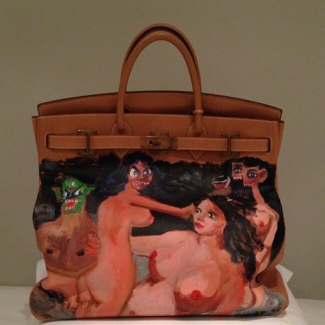 #HandPaintedGeorgeCondo #HermesBirkin #OneofOne #ChristmasPresentFromYeezy