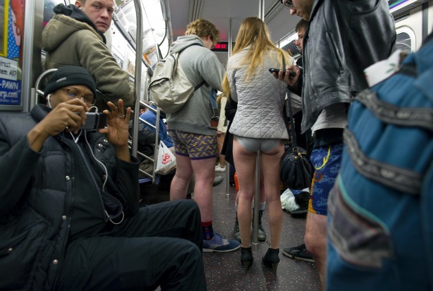 No Pants Subway Ride New York