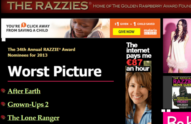 razzieswebpage