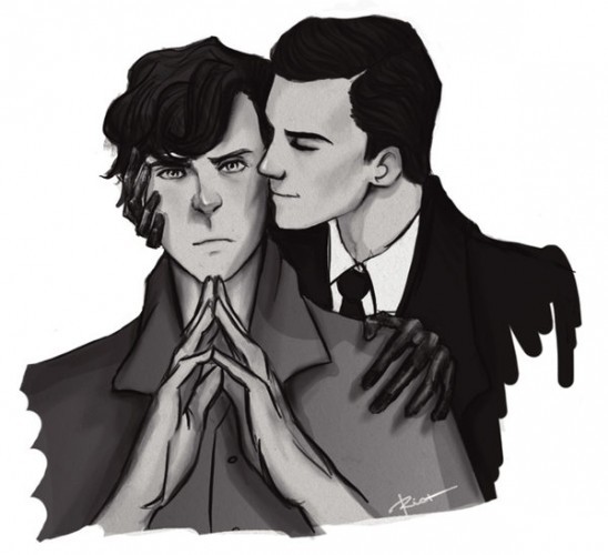 moriarty and sherlock by maryriotjane-d5543dg
