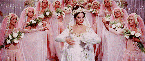 Barbra Streisand Funny Girl Preggers Wedding Dress