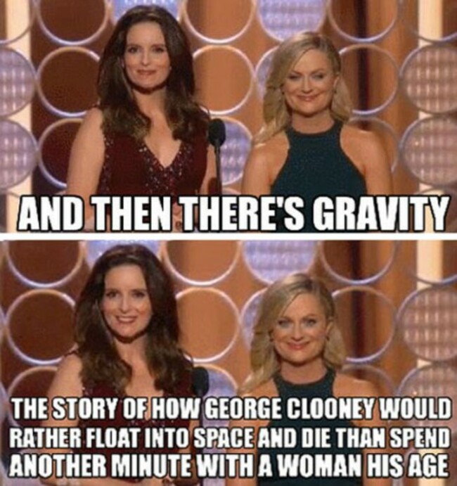 funny-Gravity-George-Clooney-tina-fey-amy-phoeler