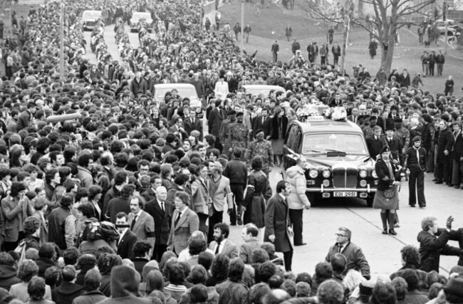 IRA Hunger Strike 1981: Bobby Sands funeral