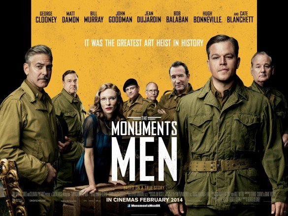 The-Monuments-Men-UK-Quad-Poster-585x438