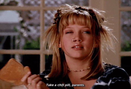 take-a-chill-pill-parents-gif-on-lizzie-mcguire