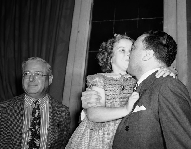 Shirley Temple and J Edgar Hoover 1938