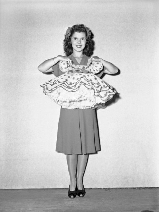 Shirley Temple With An Early Costume 1944