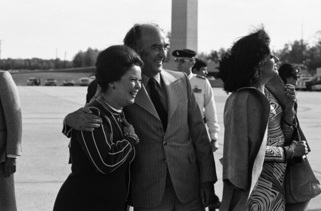Shirley Temple Black Greets Portillo 1976