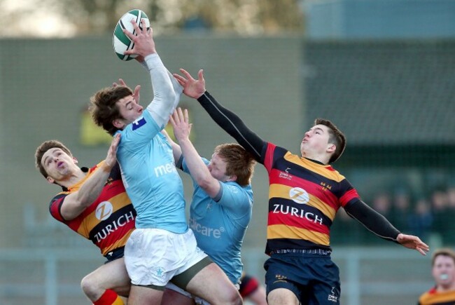 Cian Aherne and Tom Kiersey with Harry McNulty and Eamen Connelly