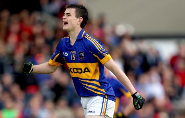 Michael Quinlivan dejected after a missed chance
