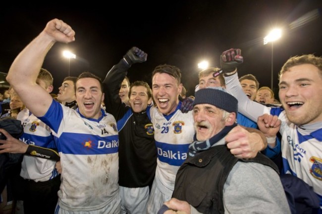 Ciaran Dorney, Eamon Fennell and Shane Byrne celebrate