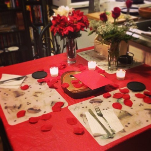 Better late than never Valentine's Day dinner with my sweetheart :) I love you :)
