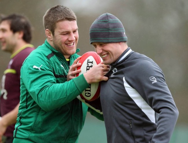 Sean O'Brien and Ronan O'Gara