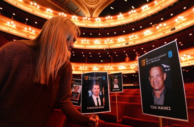 BAFTA Film Awards 2014 - Preparations - London