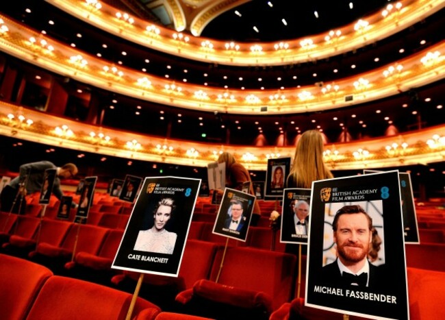 BAFTA Film Awards 2014 - Preparations - London