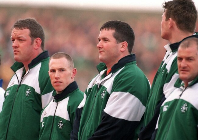 Peter Stringer with Anthony Foley