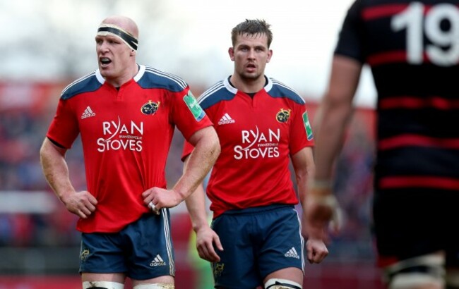 Paul O'Connell and Dave Foley