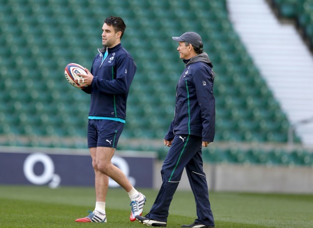 Conor Murray and Les Kiss 21/2/2014