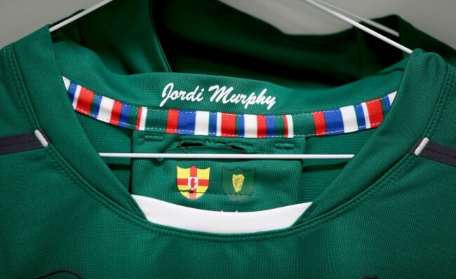 General view of Jordi Murphy's jersey
