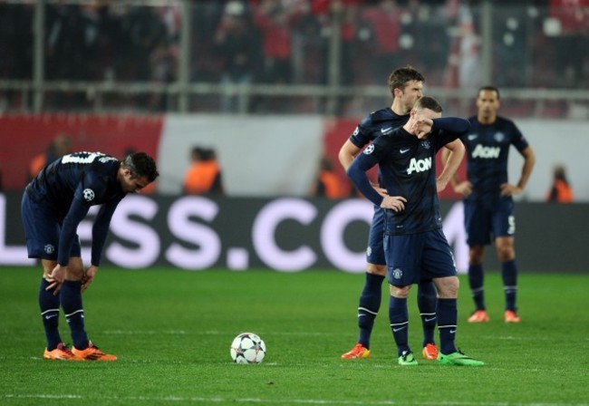 Soccer - UEFA Champions League - Round of 16 - Olympiakos v Manchester United - Karaiskakis Stadium