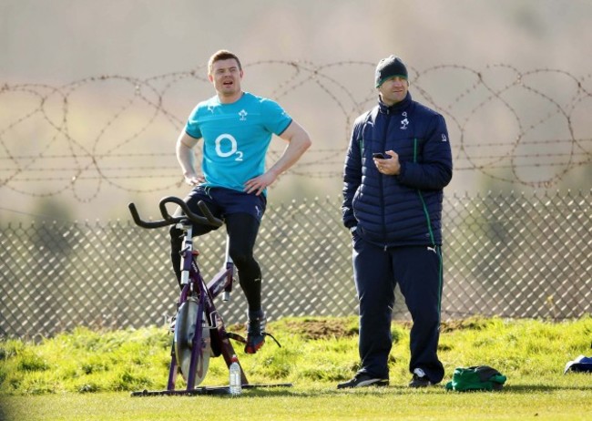 Brian O'Driscoll alongside Dr. Eanna Falvey