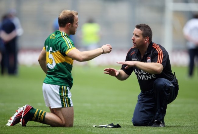 Darran O'Sullivan and trainer Cian O'Neill