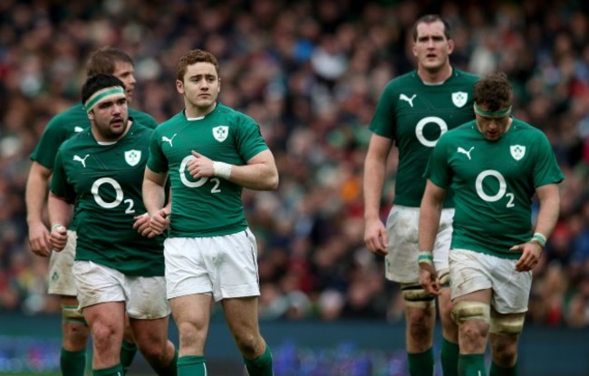 Paddy Jackson, Martin Moore, Chris Henry, Devin Toner and Jamie Heaslip