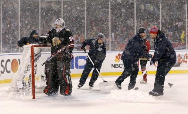 Penguins Blackhawks Hockey