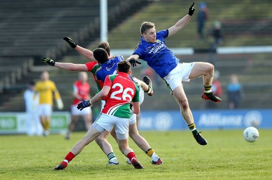 Aidan O'Shea and Jason Doherty with Anthony Maher and Peter Crowley