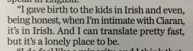 Blathnaid Ni Chofaigh Delivered The Biggest Tmi You Ll Read Today