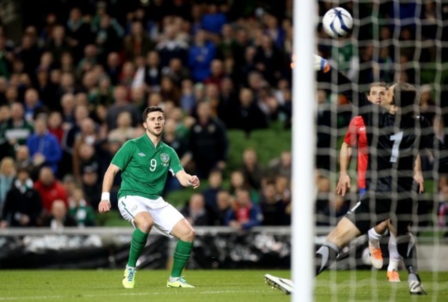 Shane Long scores a goal