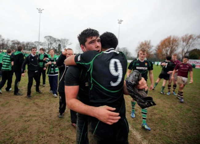 Ross Todd celebrates after the game