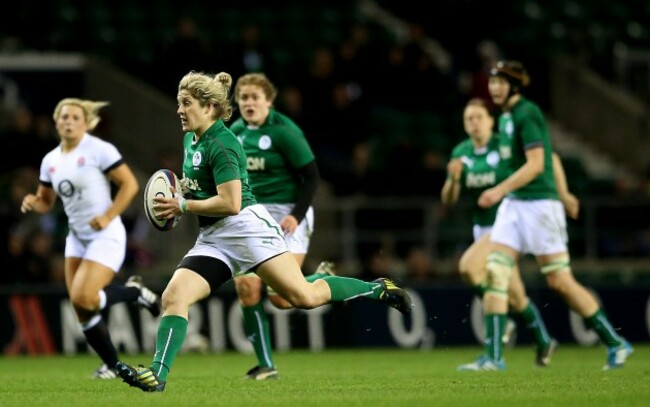 Alison Miller makes a break