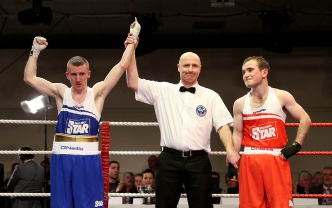 Hughie Myers and Paddy Barnes