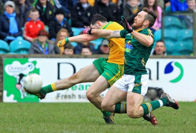 Mickey Burke tackles Mark McHugh 9/3/2014