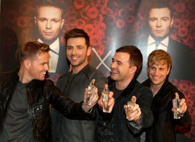 Westlife perfume launch