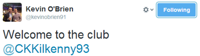 Kevin O'Brien tweet