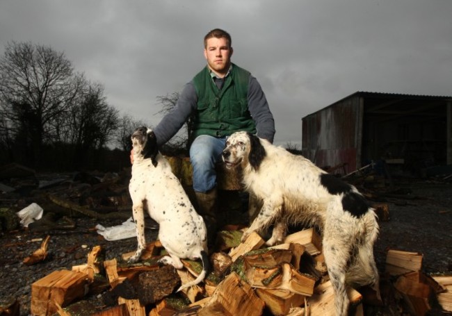 Sean O'Brien at his at his farm in Tullow, Co. Carlow