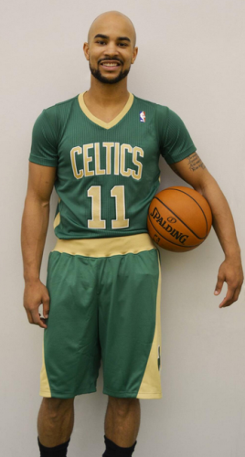 boston celtics sleeved jersey