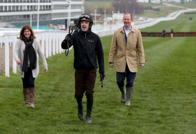 Ruby Walsh walks the course