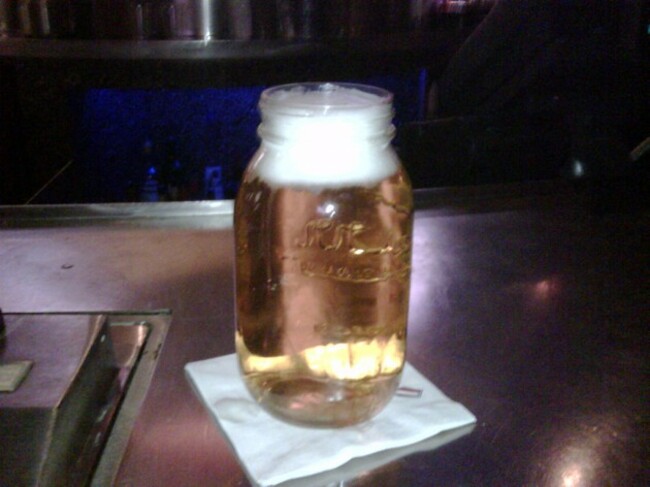 Mason Jar of Busch