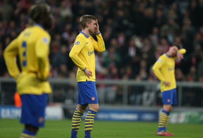 Soccer - UEFA Champions League - Round of 16 - Second Leg - Bayern Munich v Arsenal - Allianz Arena