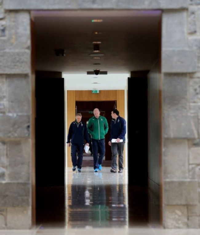 Joe Schmidt, Paul O'Connell and David O'Siochain